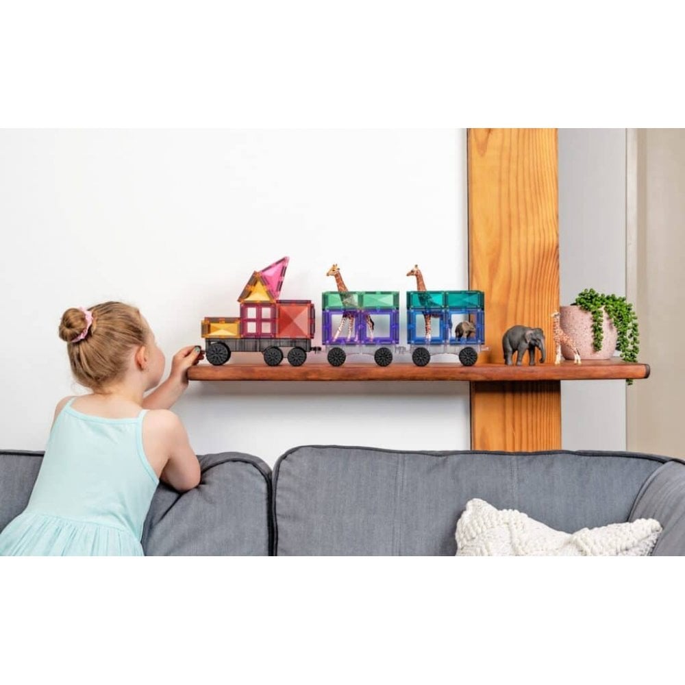 MAGNETIC TILES PASTEL TRANSPORT PACK 50 PIECES