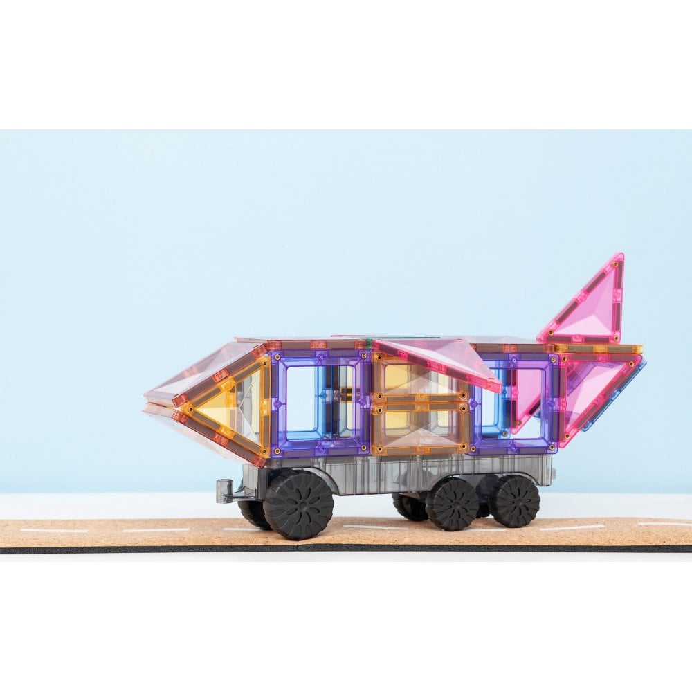 MAGNETIC TILES PASTEL TRANSPORT PACK 50 PIECES