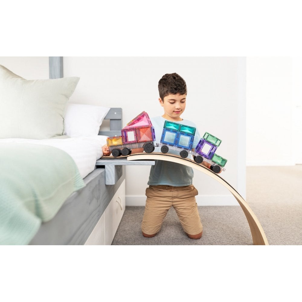 MAGNETIC TILES PASTEL TRANSPORT PACK 50 PIECES