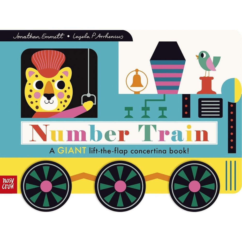NUMBER TRAIN BOARD BOOK (3-6 YEARS)