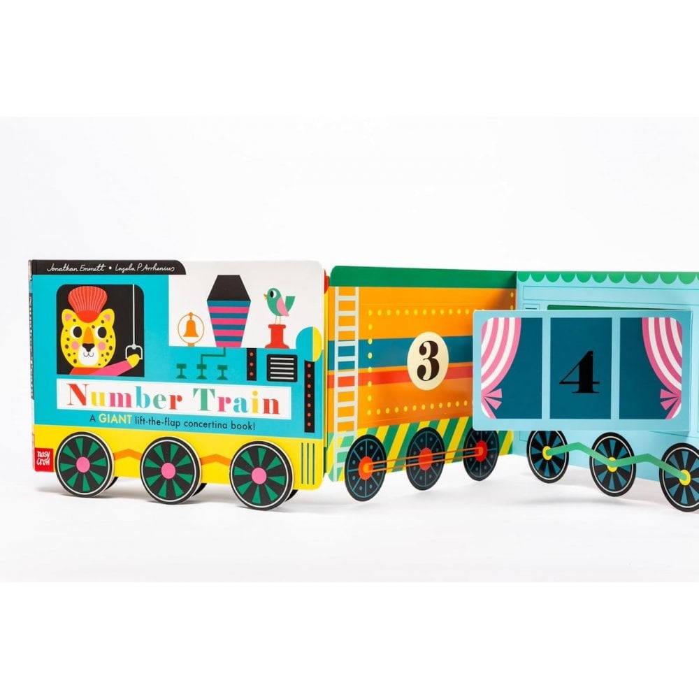 NUMBER TRAIN BOARD BOOK (3-6 YEARS)