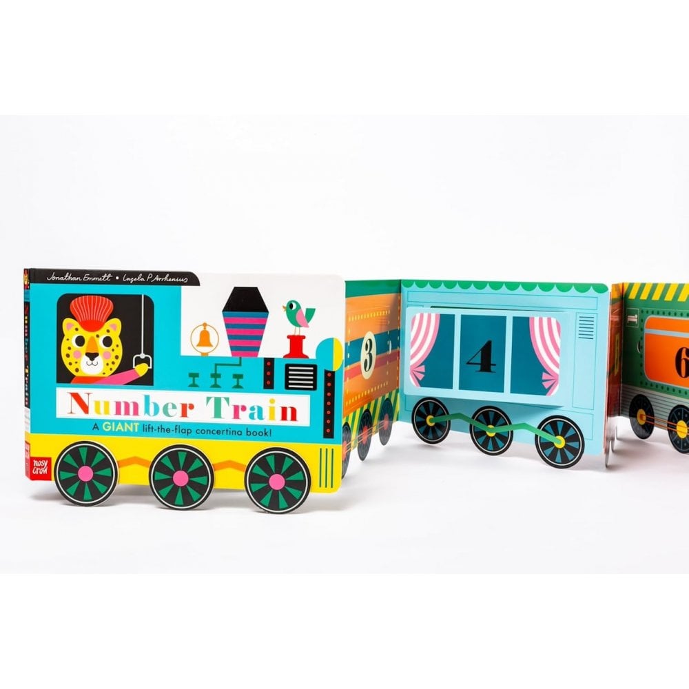 NUMBER TRAIN BOARD BOOK (3-6 YEARS)