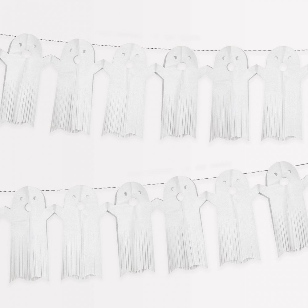 LARGE TISSUE PAPER GHOST GARLAND