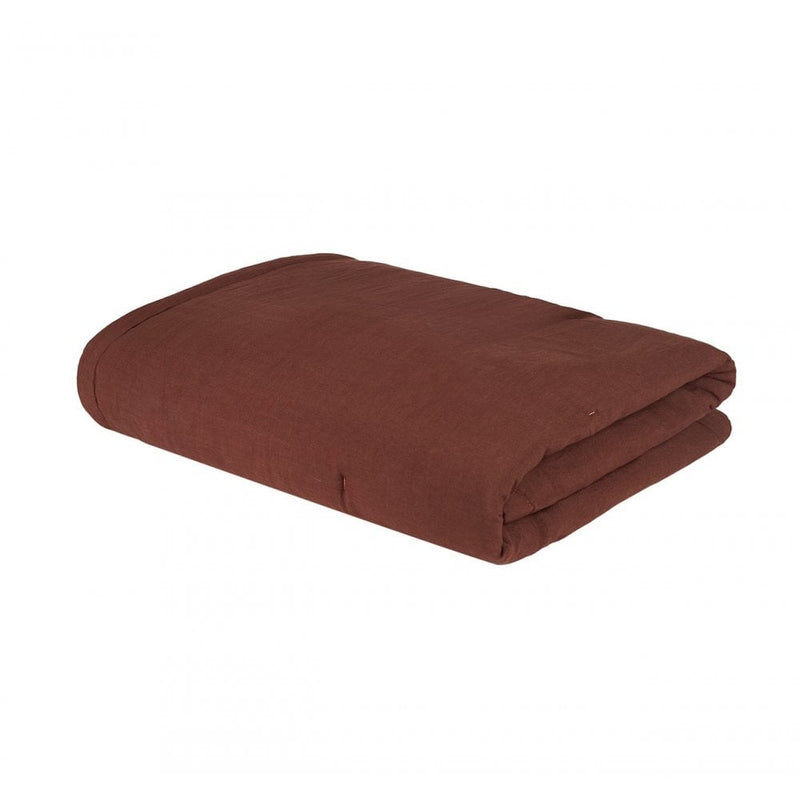 QUILT L1N0 WASHED LINEN - Prune