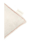 EMBROIDERED RECTANGULAR CUSHION L1N0 WASHED LINEN 50x30cm