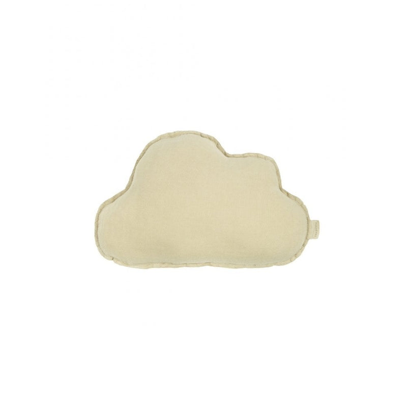 PLAIN CLOUD CUSHION L1N0 WASHED LINEN - Green Tea