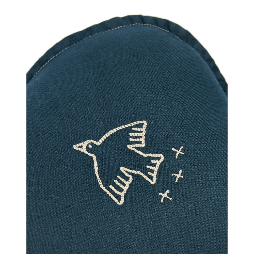 EMBROIDERED CLOUD CUSHION L1N0 WASHED LINEN