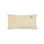 EMBROIDERED RECTANGULAR CUSHION L1N0 WASHED LINEN 50x30cm