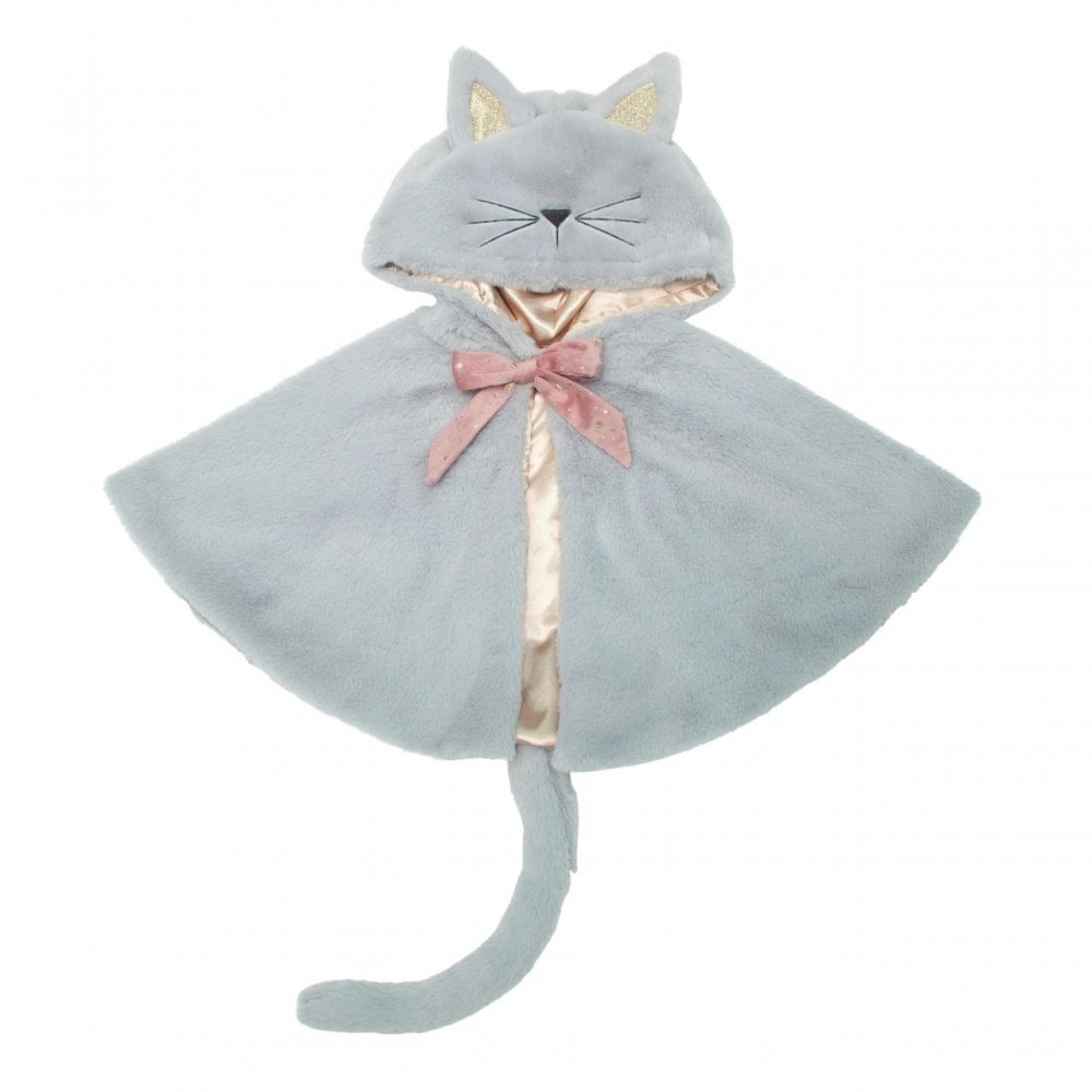 CAT DRESS UP CAPE - GREY