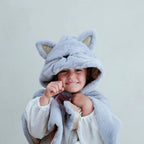 CAT DRESS UP CAPE - GREY