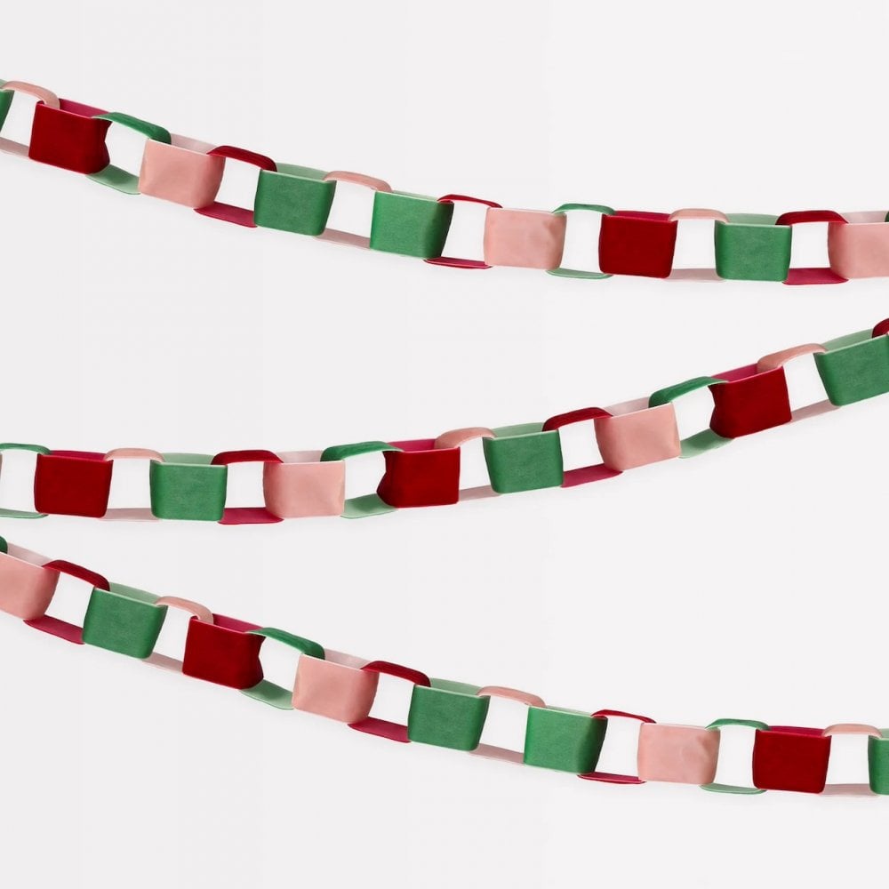 VELVET CHAIN LINK GARLAND