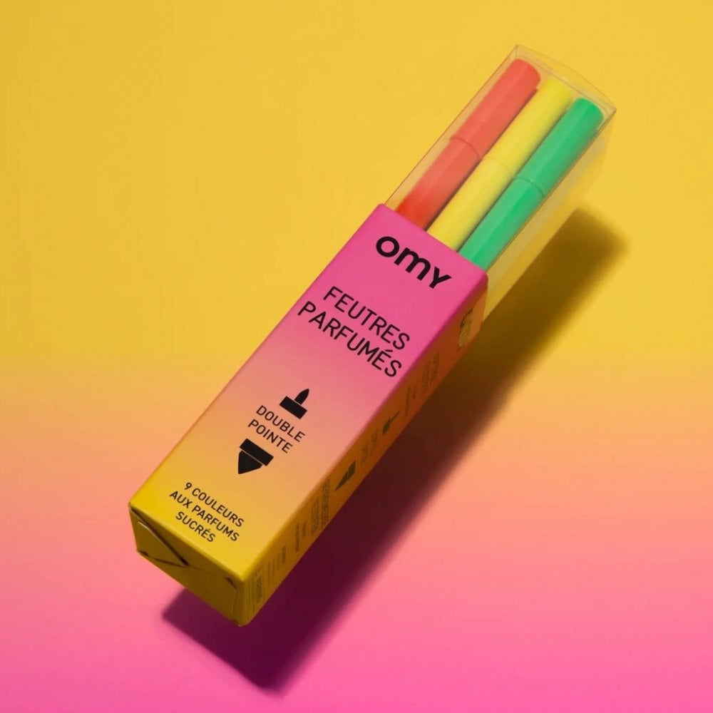 9 SCENTED FELT PENS