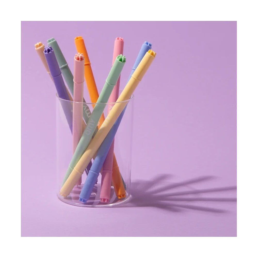 9 PASTEL MARKER PENS