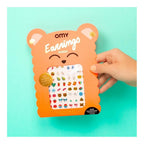 104 STICK ON EARRINGS -KAWAII
