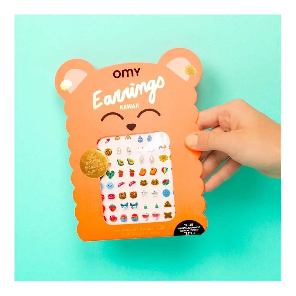 104 STICK ON EARRINGS -KAWAII