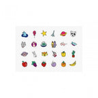 2 PACK NAIL POLISH WITH STICKERS - POP