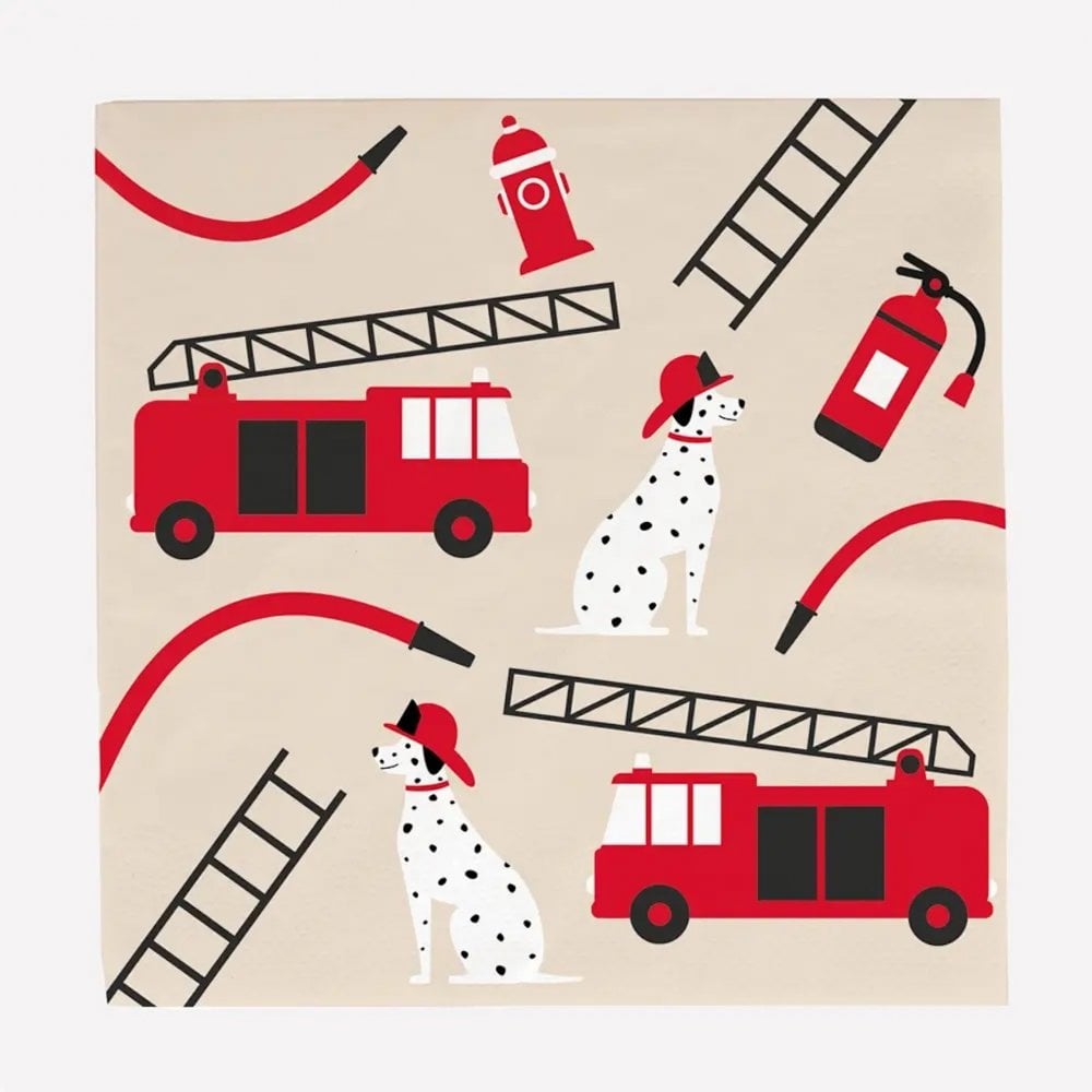 20 NAPKINS - FIREFIGHTER
