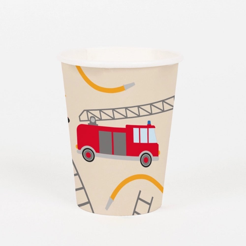 8 FIREFIGHTER CUPS