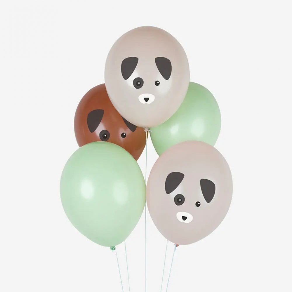 5 BALLOONS - PUPPY