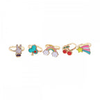 5 PIECE RING SET FLOWER BOX