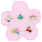 5 PIECE RING SET FLOWER BOX