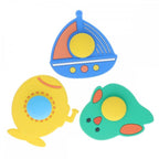 ROTATING SUCTION CUP BATH TOY SET