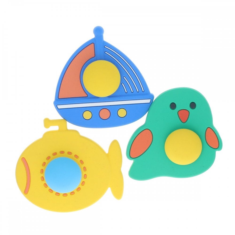 ROTATING SUCTION CUP BATH TOY SET