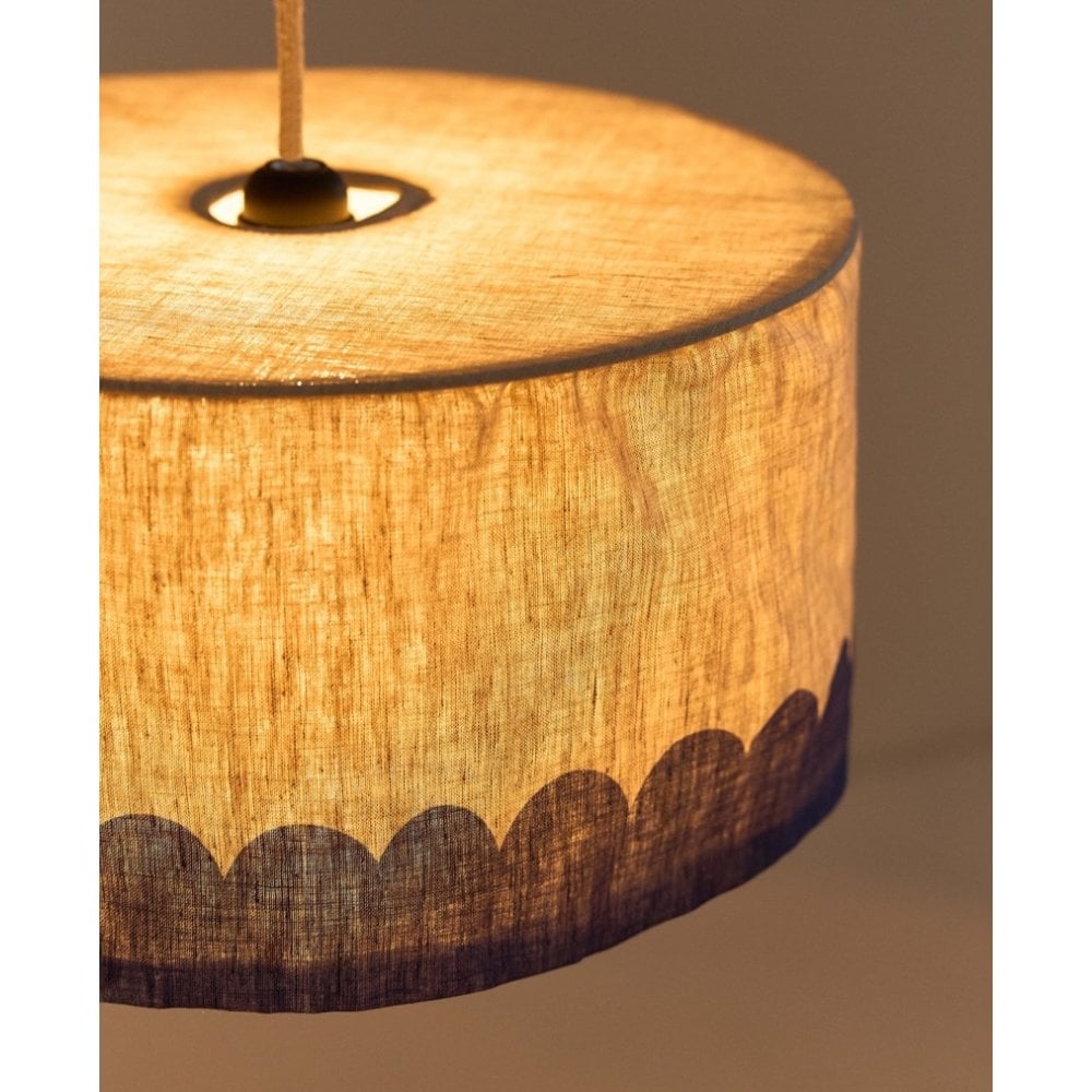 PENDANT LINEN LAMPSHADE 40cm VIBES