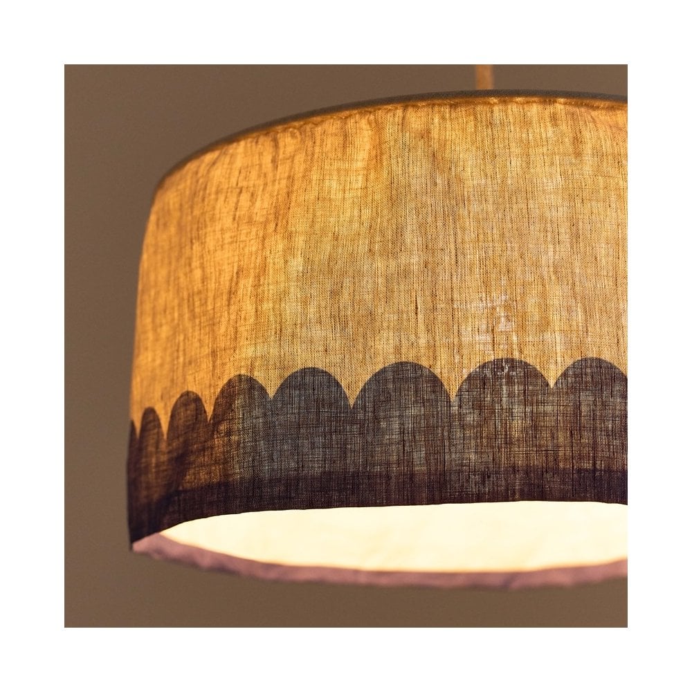 PENDANT LINEN LAMPSHADE 40cm VIBES