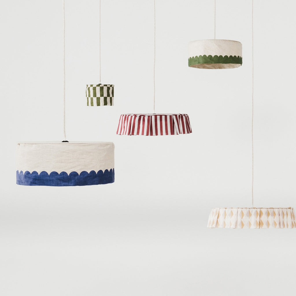 PENDANT LINEN LAMPSHADE 40cm VIBES
