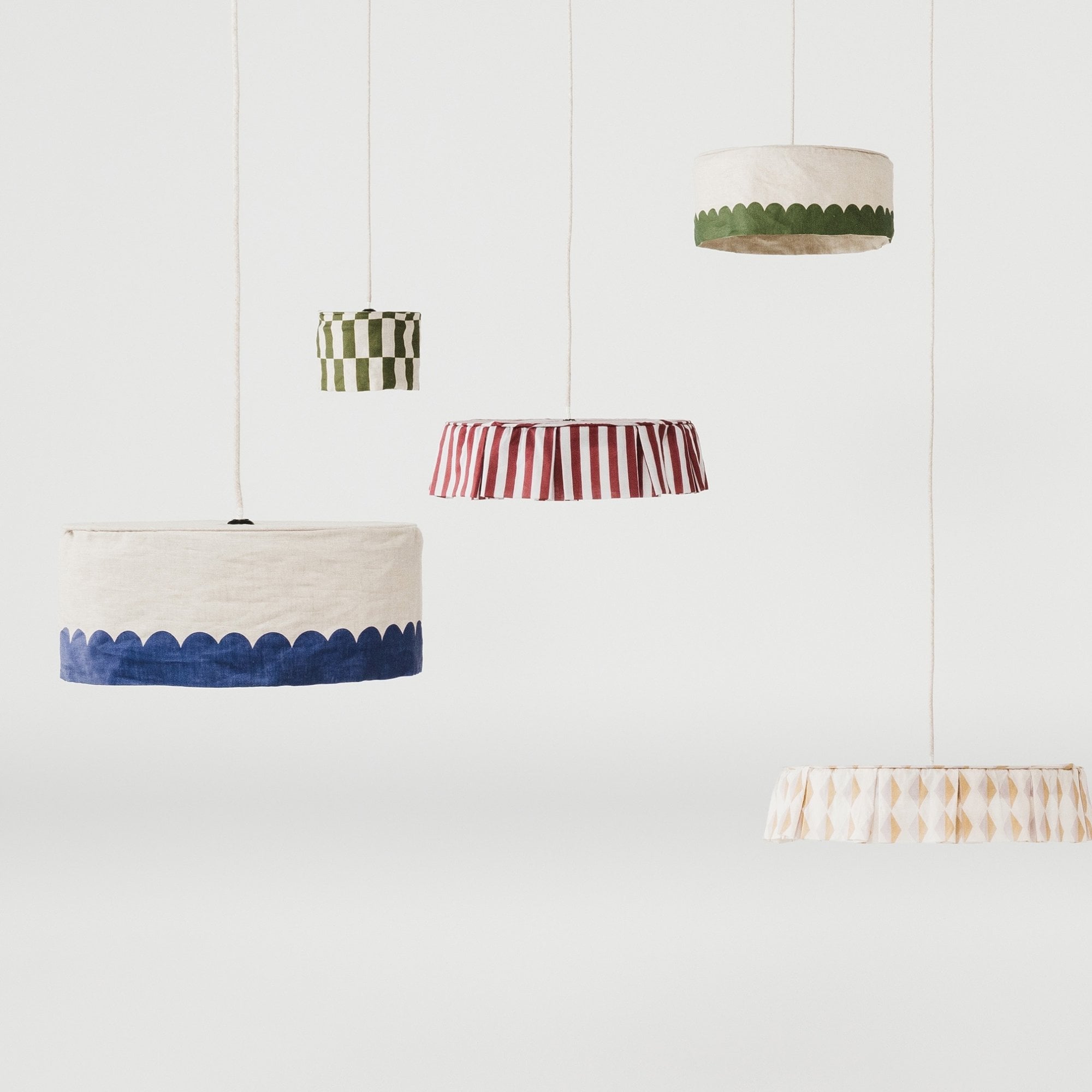 PENDANT LINEN LAMPSHADE 40cm VIBES