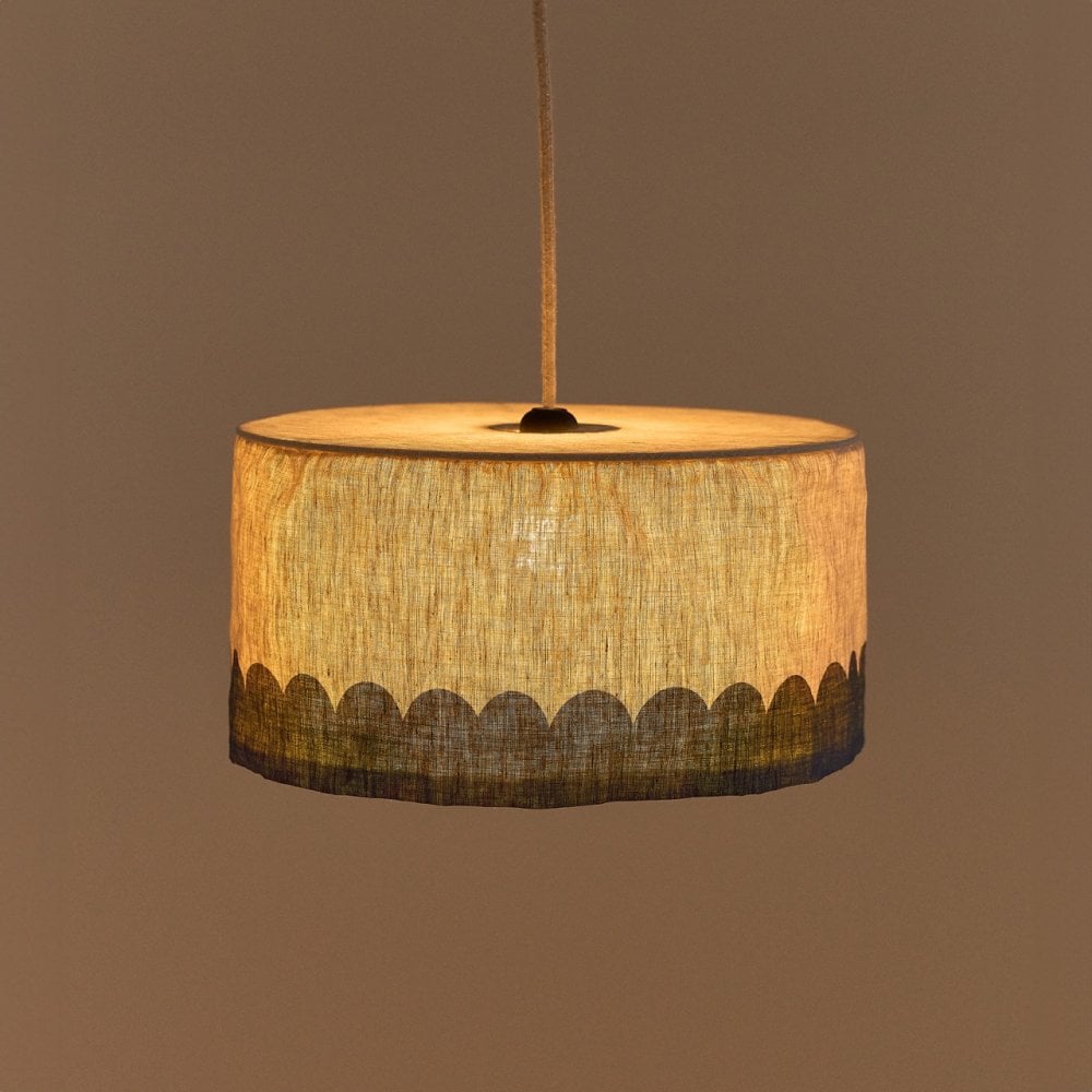 PENDANT LINEN LAMPSHADE 40cm VIBES