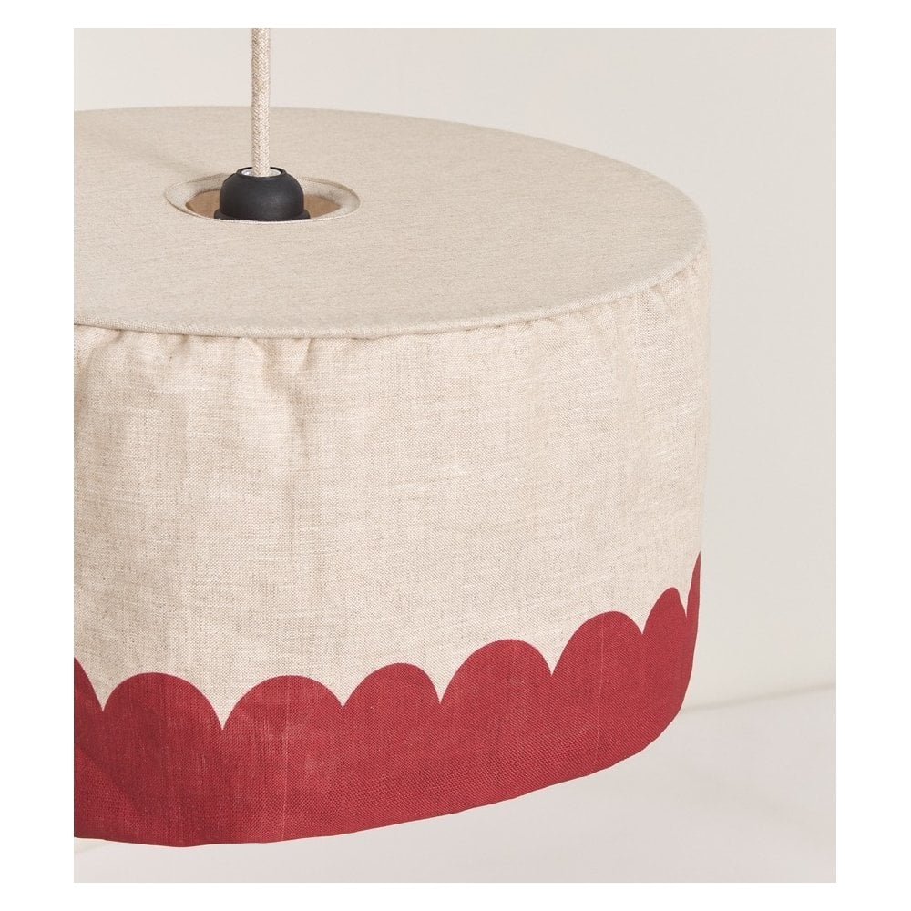 PENDANT LINEN LAMPSHADE 40cm VIBES