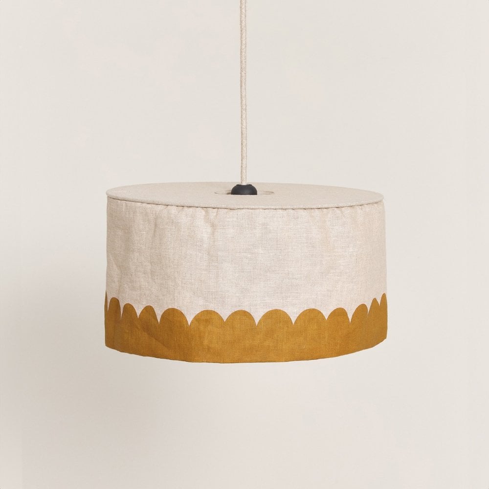 PENDANT LINEN LAMPSHADE 40cm VIBES