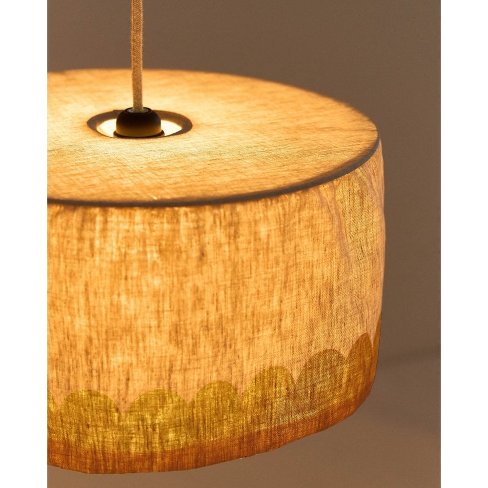 PENDANT LINEN LAMPSHADE 40cm VIBES