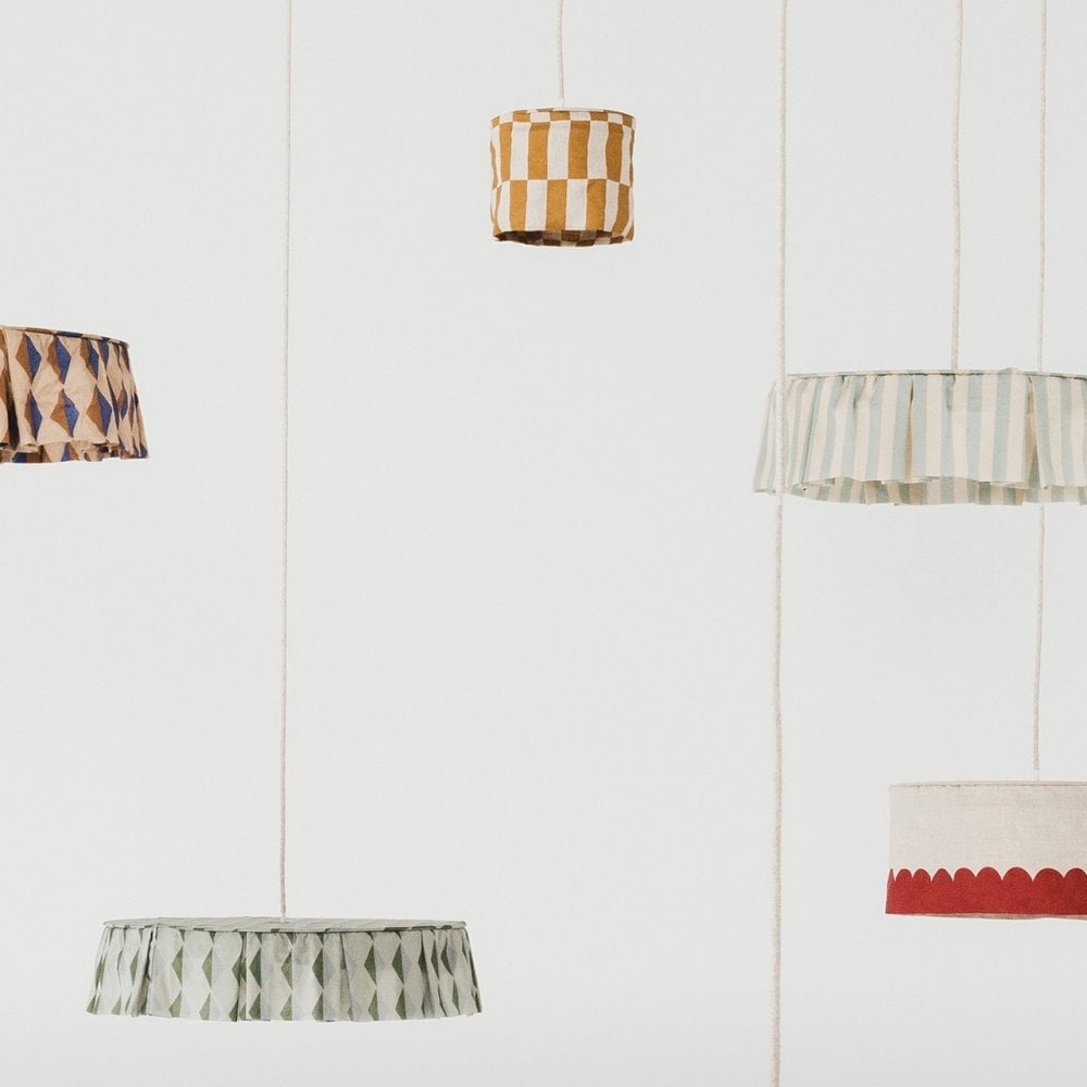 PENDANT LINEN LAMPSHADE 20cm VIBES