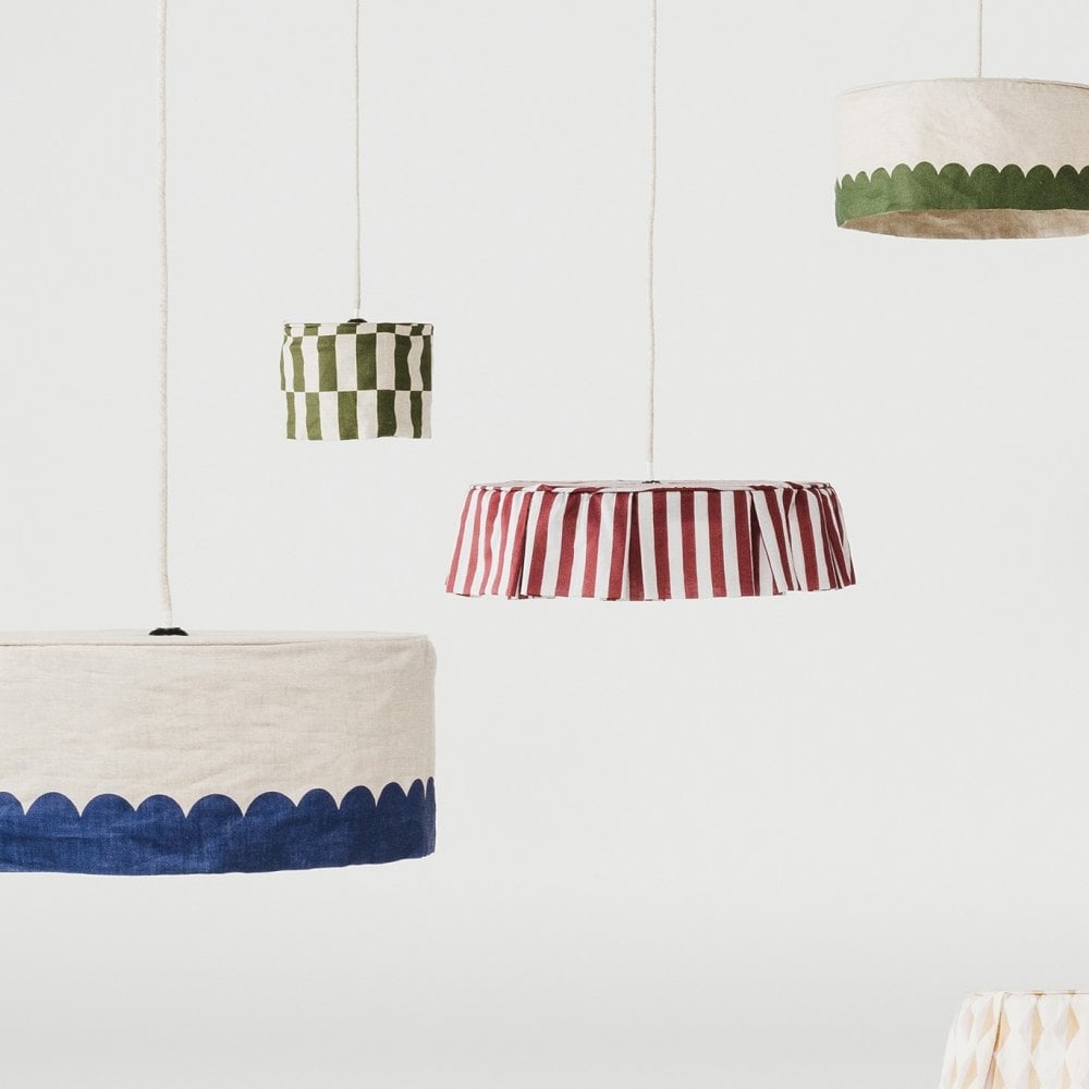 PENDANT LINEN LAMPSHADE 20cm VIBES