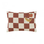 SMALL RECTANGULAR LINEN CUSHION VIBES