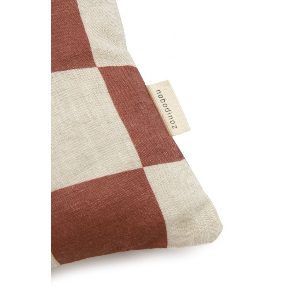 SMALL RECTANGULAR LINEN CUSHION VIBES