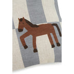 SMALL RECTANGULAR LINEN CUSHION VIBES