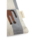 SMALL RECTANGULAR LINEN CUSHION VIBES
