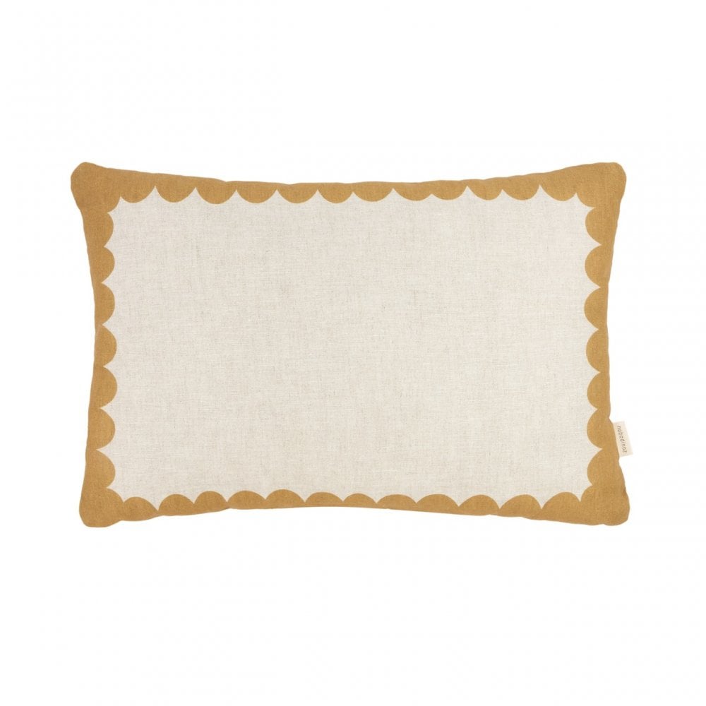 LARGE RECTANGULAR LINEN CUSHION VIBES