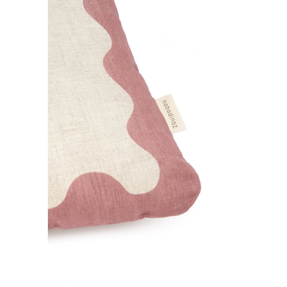 LARGE RECTANGULAR LINEN CUSHION VIBES