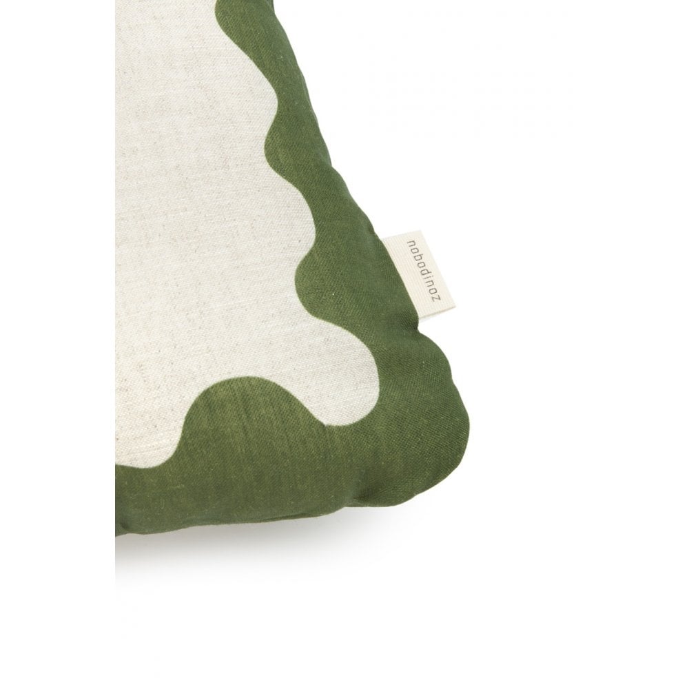 LARGE RECTANGULAR LINEN CUSHION VIBES