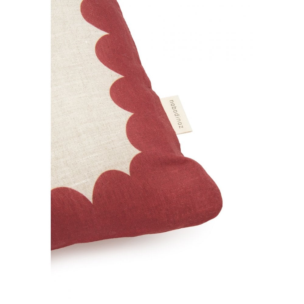 LARGE RECTANGULAR LINEN CUSHION VIBES