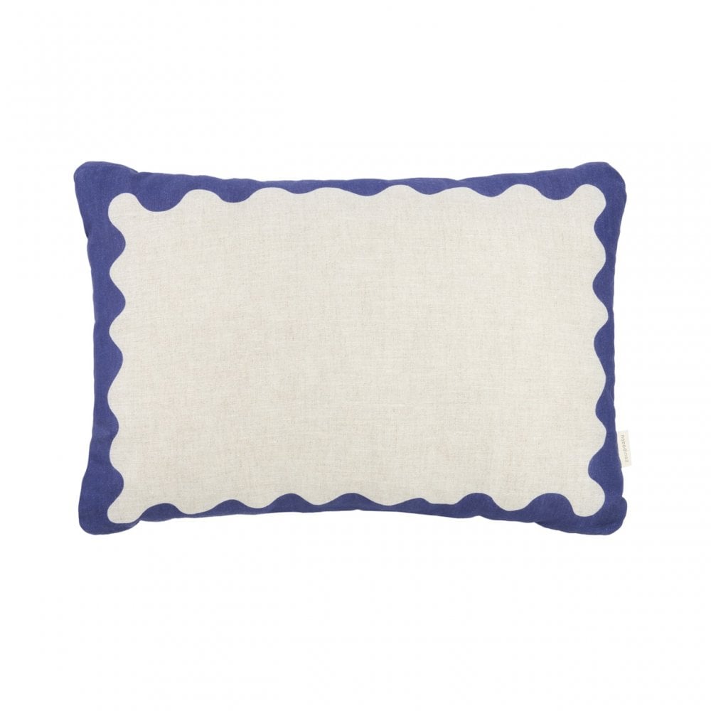 LARGE RECTANGULAR LINEN CUSHION VIBES