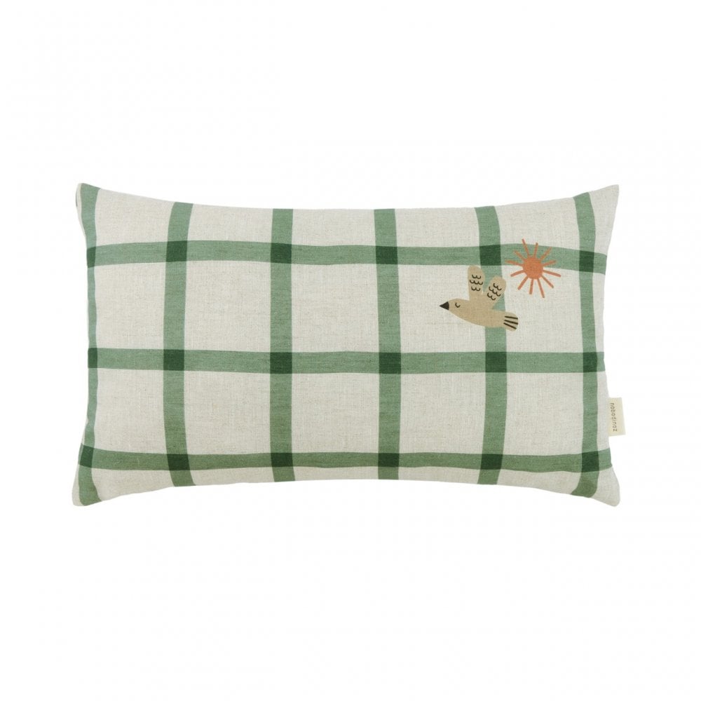 MEDIUM RECTANGULAR LINEN CUSHION VIBES