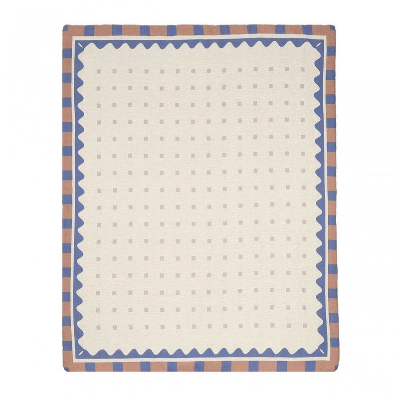 QUILT BLANKET IN FRENCH LINEN VIBES - Blue