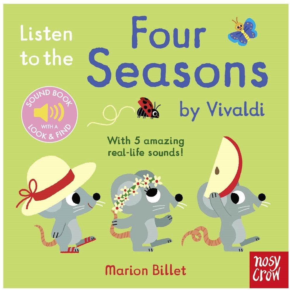 LISTEN TO FOUR SEASONS VIVALDI SOUND BOOK (0-2 YEARS)
