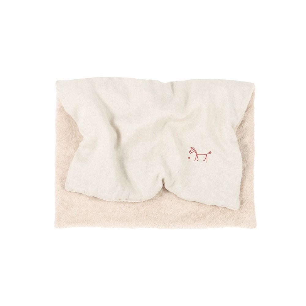 L1N0 EMBROIDERED WINTER BLANKET FRENCH LINEN
